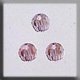 13017 Crystal Treasures-Round Bead 4mm Lt Amethyst Ab (Qty. 3) MAIN